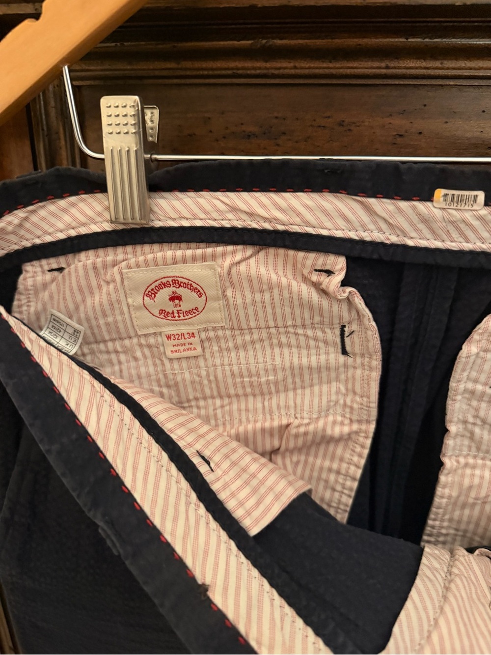 Brooks Brothers Red Fleece Navy Pants